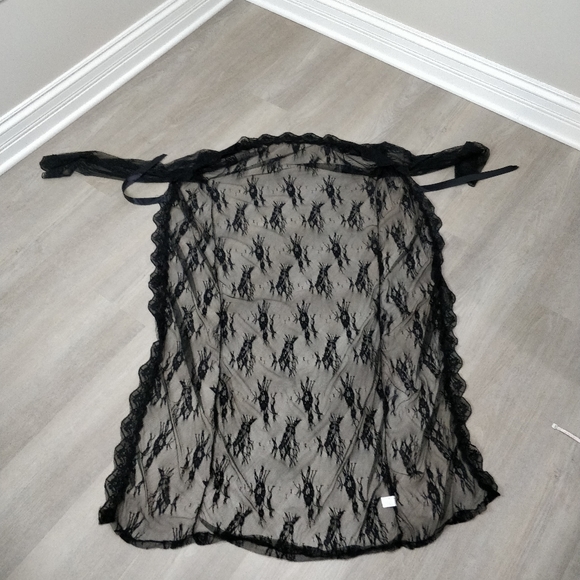 NWOT coverup soft black lace - Picture 4 of 15